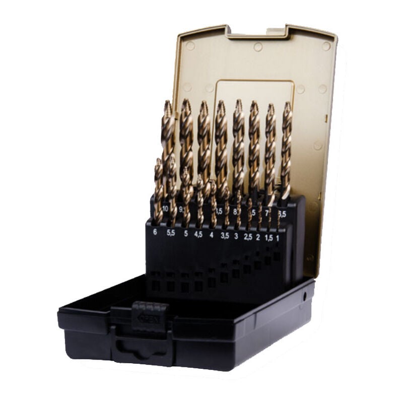 Schill - Coffret 19 forets hss Co5 prostep DIN338 - 00441E19