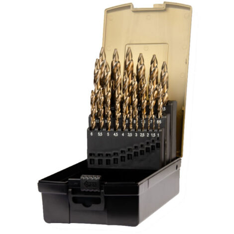 SCHILL Coffret 25 forets HSS Co5 PROSTEP DIN338 - 00441G25