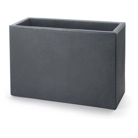 Schio Cassa Pflanzkübel 80 cm  Anthrazit - 80 cm