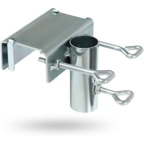 Schirmhalter für Balkon, Clip zur Befestigung, für Gartenschirm, platzsparender Balkon-Schirmständer, Sonnenschirmhalter für Balkon, geeignet für Brücke, Stuhl, Büro, Kai, Strand, Hof, Balkon, Tische,