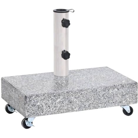 Schirmständer Hellgrau 45x25x8,3 cm Granit vidaXL