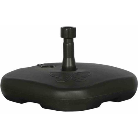 Schirmständer Papillon 20 Liter, befüllbar, anthrazit Polyethylen, für Schirmstöcke 18-32mm