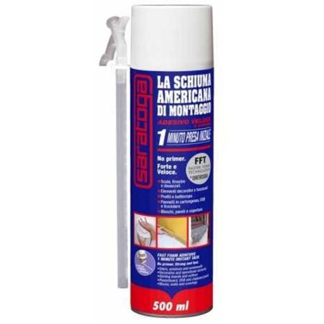 SCHIUMA AMERICANA DI MONTAGGIO 500ML SARATOGA