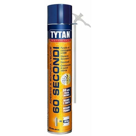 Tytan Schiuma 60 Secondi Manuale Ergo 750 ml giallo