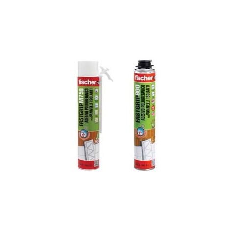 SCHIUMA POLIURETANICA FASTGRIP- - ml.800 applicazione con pistola - 12 pezzi FISCHER