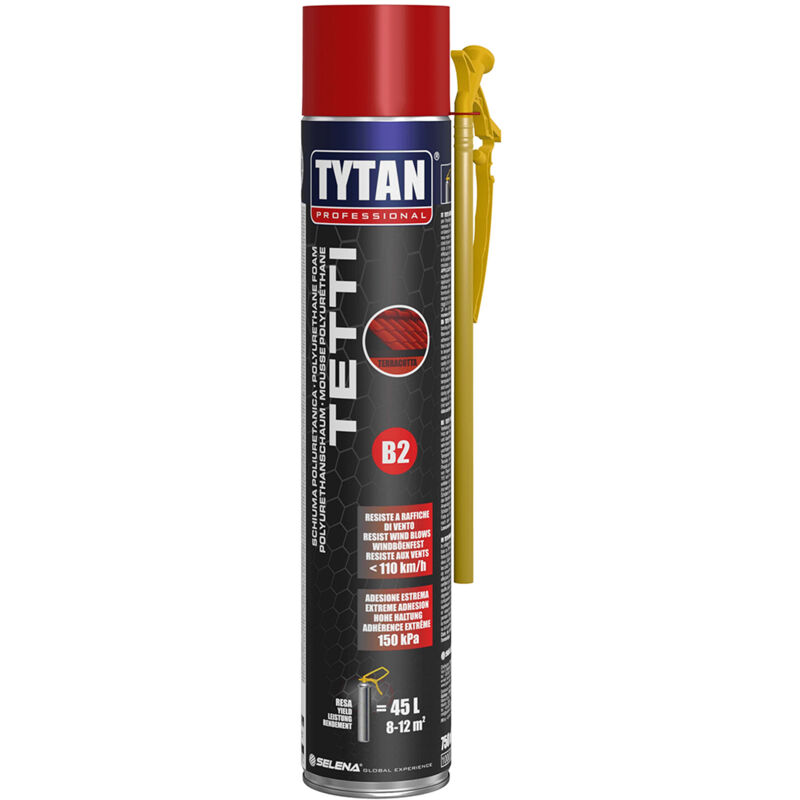 Schiuma Poliuretanica Pu Foam B2 Per Tetti Tytan Professionale 750ml