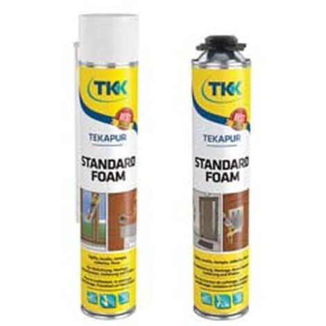 Schiuma poliuretanica universale tekapur standard foam - Capacità: ml 750 - 6 pz - Specifiche: applicazione manuale