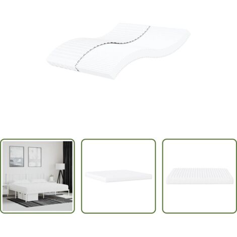 Schiuma PU -  Materasso in Schiuma Bianco 200x200 cm Durezza H2 H3