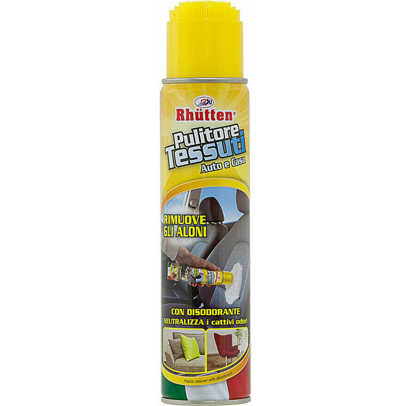 Image of Pulisci tessuti 400ml spray con spazzola - pulizia auto moquette sedili Rhutten