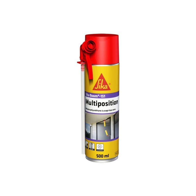 Sika - Schiuma poliuretanica Boom 151 Multiposizione - 500 ml - Beige