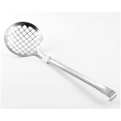 Schiumarola a rete larga in acciaio inox professionale cm 14