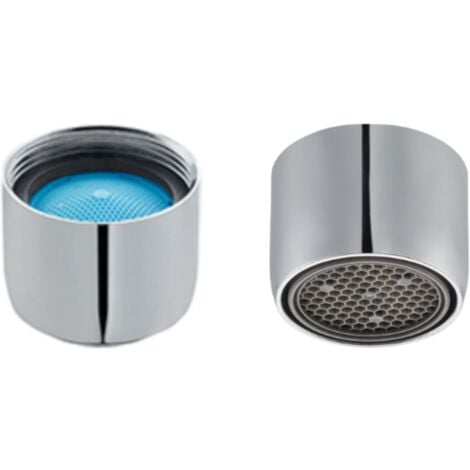 Schläfer 100510  Rompigetto Rubinetto Cucina, Filtro in Acciaio con Filetto M22x1, Compatibile con Aeratore Neoperl, Rompigetto a Risparmio Acqua, Confezione da 2 Pezzi