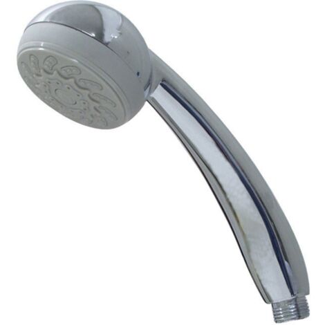 Schläfer 1301100  Manopola Doccia G 1/2 pollici, Diametro 75mm, Soffione Doccia Cromato 3 Modalità Spray, Doccetta Universale Nizza Soffione Multigetto 3-getti Massaggio, Doccia, Normale