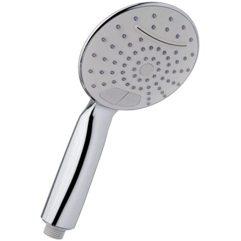 Schläfer 1304400  Doccetta per Doccia Tonda, Soffione Doccia Multigetto Universale, Doccetta Chantal2, Soffione Tondo alta pressione, Telefono Doccia Cromo, Argento