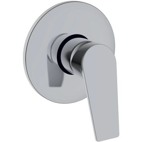 Schläfer 26505014  Miscelatore monocomando per doccia incasso 1/2"serie Leonardo, Cartuccia diam 35mm Cromo Argento, Made in Italy