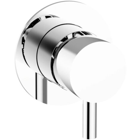 Schläfer 28505014  Miscelatore monocomando per doccia incasso 1/2"serie Fonte2, Cartuccia diam 35mm Cromo Argento, Made in Italy