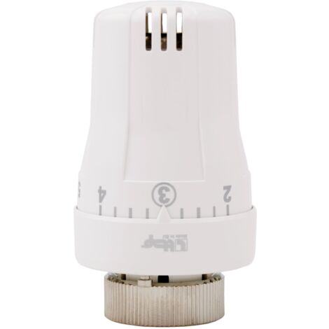 Schläfer 37070100 I Valvola Termostatica per Termosifoni ITAP, Testina di Comando per Radiatore Sensibile a liquido Manopola con Regolazione intervallo Temperatura 0-28 C - Ghiera in Plastica