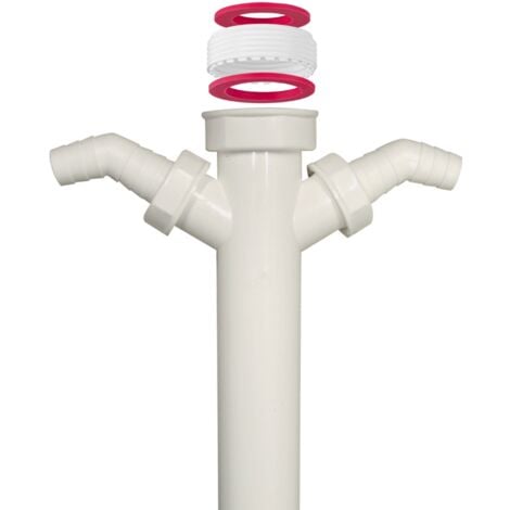 TUBO PER LAVELLO FLESSIBILE LAVABO UNIVERSALE 1-1/4 SCARICO FOGNARIO - Foto 4