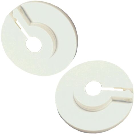 Schläfer 4409013  Rosone Copritubo Rosetta Apribile ABS per Termosifoni Foro 22 mm (1/2") Collare per Copertura Tubi Radiatori Caloriferi