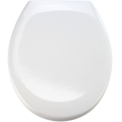 Schläfer 4633101  Copriwater Universale Sedile Wc, Coprivaso in Thermoplast, Copri Wc Termoplasico con Cerniere Regolabili. Colore Bianco Lucido