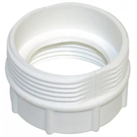Schläfer 619611  Riduzione Sifone da 1 1/2" a 1 1/4", Riduttore in Plastica per Scarico Lavandino, Compatibile con Sifoni Maschio/Femmina, Guarnizioni Incluse nella Confezione