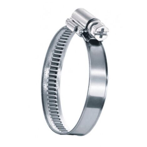 Schläfer 660304 8PZ-Fascette Stringitubo a Nastro Regolabile in Acciaio Inox Morsetto Stringi Tubo 16-25mm, Collare di Serraggio Vite Regolabile, Nastro Diametro 9mm.