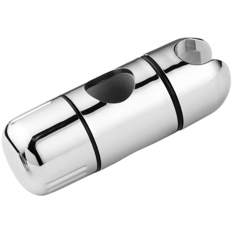 Schläfer 8126015 I Saliscendi Doccia, Supporto Soffione Doccia in Abs, Staffa Doccia Regolabile e Ruotabile 360°, Supporto Centrale Scorrevole per Tubo Ø25mm