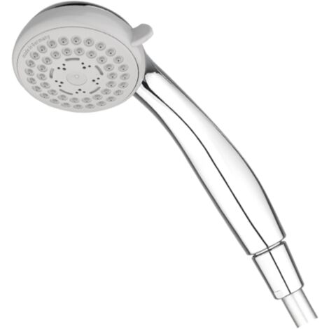 Schläfer 8196000  Manopola Doccia G 1/2 pollici, Diametro 75mm, Soffione Doccia Cromato 3 Modalità Spray, Doccetta Universale Köln-3 Soffione Multigetto 3-getti Massaggio, Doccia, Normale