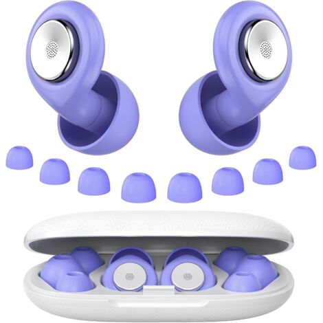 Schlaf-Ohrstöpsel, wiederverwendbare, weiche und ergonomische Silikon-Ohrstöpsel, 4 Größen (XS/S/M/L) Gehörschutz