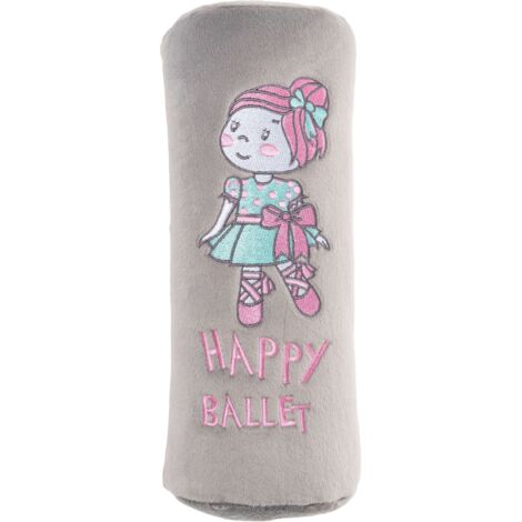 Schlafkissen Ballet Doll, Kinder-Autokissen, Reisekissen rosa