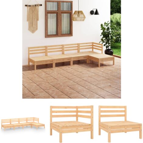 Schlafsofa 2-Sitzer mit Fußhocker Taupe Stoff