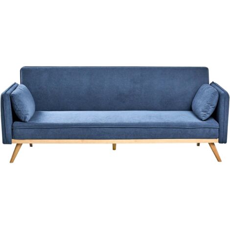 Schlafsofa ASAA Stoff Blau