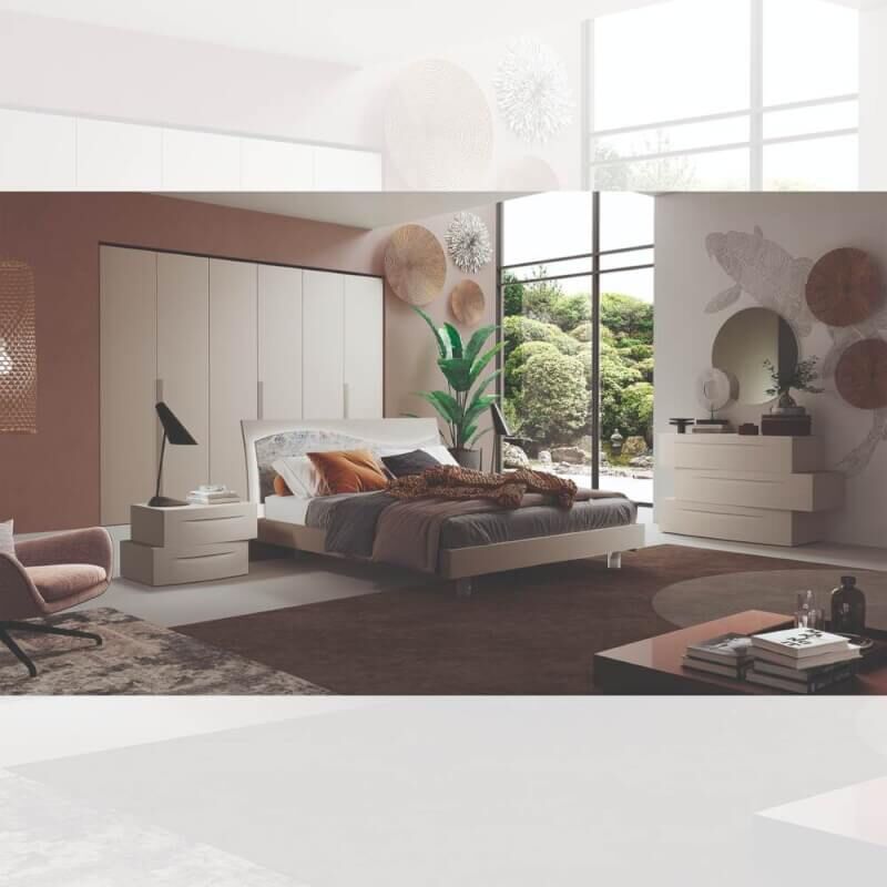 Iperbriko Transparent Schlafzimmer Clelia Hanfasche