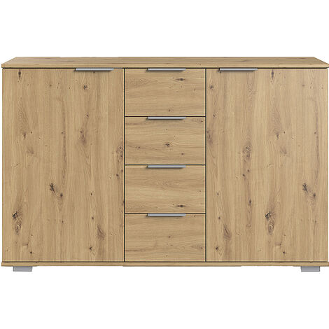 Schlafzimmer Sideboard in Artisan Eiche Nb. ELSTRA-43, B/H/T ca. 130/83/41 cm
