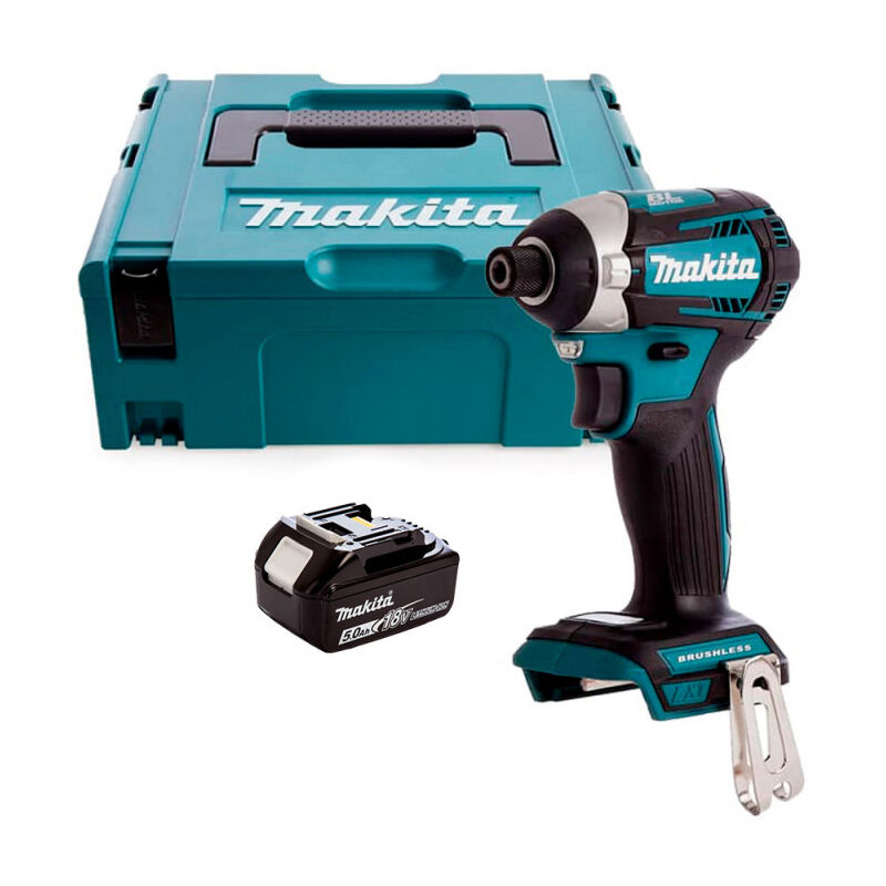 Image of Makita - Schlagschrauber bl lxt 18V + 1x BL1850B + Makpac