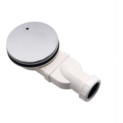 Schlanker D40 Duschablauf mit Siphon, verchromt