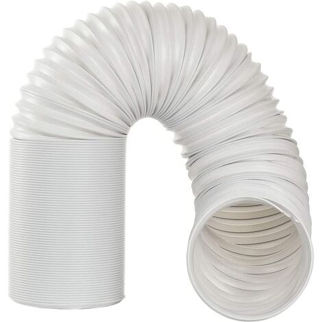 vidaXL Abluftschlauch Flexibel Klimaschlauch Flexschlauch Schlauch für Klimaanlage Trockner Abzugshaube Wäschetrockner PVC 6m 12,5cm 