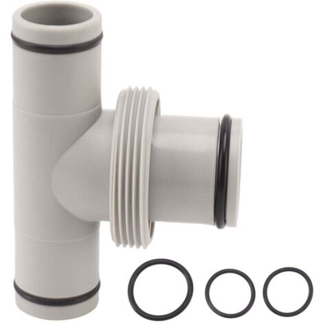 Schlauchadapter (1,5" auf 1,25"), T-förmiger Gewindepumpenanschluss, Schlauchkolben für die Wartung von Aufstellpools