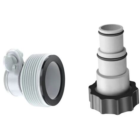 Schlauchadapter-Set für Filterpumpen  Gewindeadapter von 1,25 Zoll auf 1,5 Zoll für Ablaufschlauchanschluss 