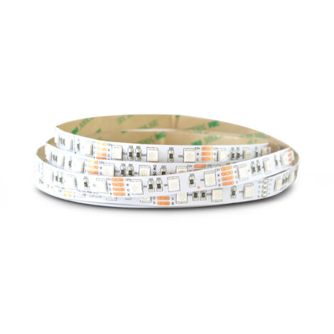 Schlauchbänder 14,4W/m - 5 Meter 60 LED ECO 6000K Kaltweiß - IP65 - 12V PU