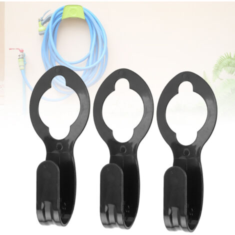 Schlauchhalter, Wandhalterung oder Wasserhahnhalter, 3-teiliges Set, tragbar, ABS (22 cm)