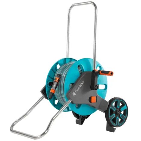 Schlauchhaspel auf Rädern CleverRoll M 25 m ausgestattet GARDENA - 18512-26