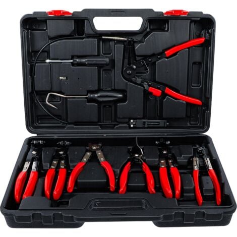 BGS TECHNIC Kraftmann Schlauchklemmenzangen-Satz 10-tlg.