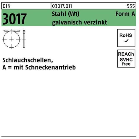 NORRES Schlauchschelle CLAMP 208 500-520mm W1 f.Innen-D.500-509mm 12mm 