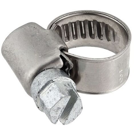 Schlauchschelle W5 aus Edelstahl (V4A) - Spannbereich 8 - 12 mm - Breite 9 mm