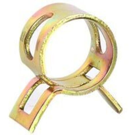 Schlauchschellen (12 Stück) – Rohrschellen, Federklemmen, Rohrschellen – 18 Arten von Größen – verstellbare Manganstahl-Rohrschellen, Clips, Befestigungselement, 16 mm