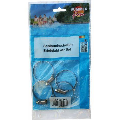 Schlauchschellen Edelstahl 4-er Set 30-45mm