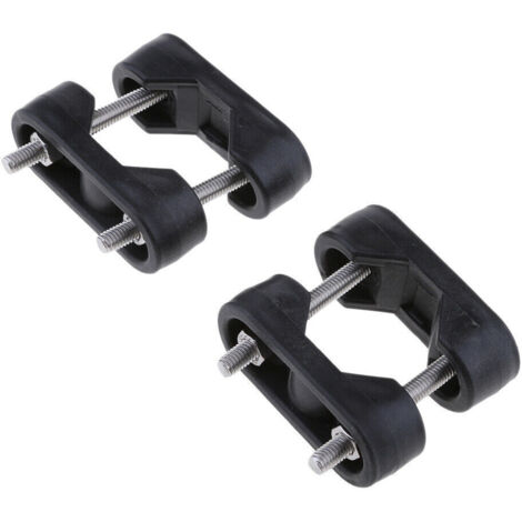 Schlauchschellen für schwarze Marine-Nylonschläuche, Nylonteile und Zubehör für Marine-Fahnenmasten, Schiffs- und Yachtbeschläge, einfaches Nylon