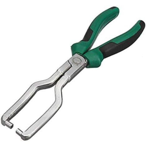 Schlauchschellenzange für Kraftstofffilter, Kraftstoffschlauch-Anschlusszange mit Gummigriffen, Zange zum Entfernen von Kraftstoffschlauchklemmen (23 cm lang)