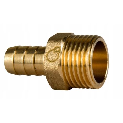 SCHLAUCHSPITZE 1/2X12MM MÄNNLICH MESSING